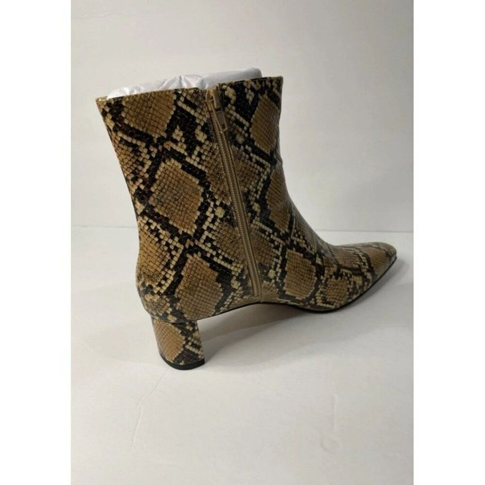 The Wanderering bootie smooth snake embossed brown multi katy perry size 10 - Picture 3 of 7
